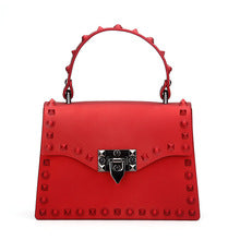 Frosted Matte Diamond Stud Handbag