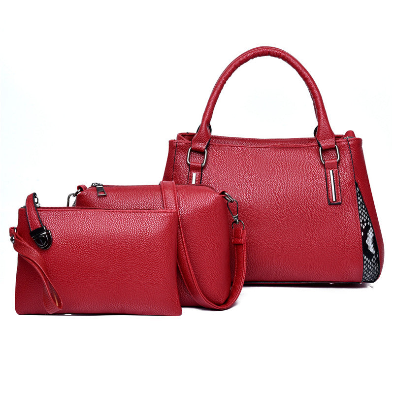 Three-piece mother-in-law bag for women, shoulder handheld crossbody bag