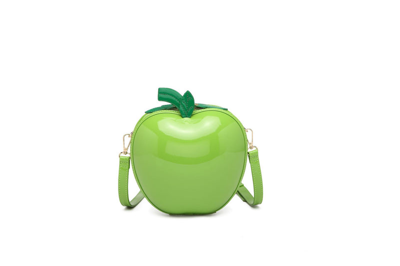 Apple shape crossbody bag