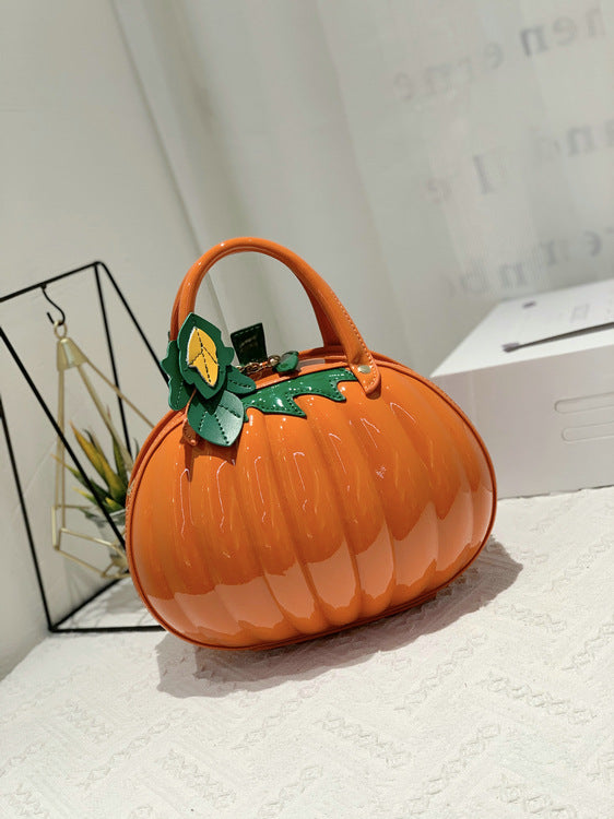 Pumpkin shape creative handbag