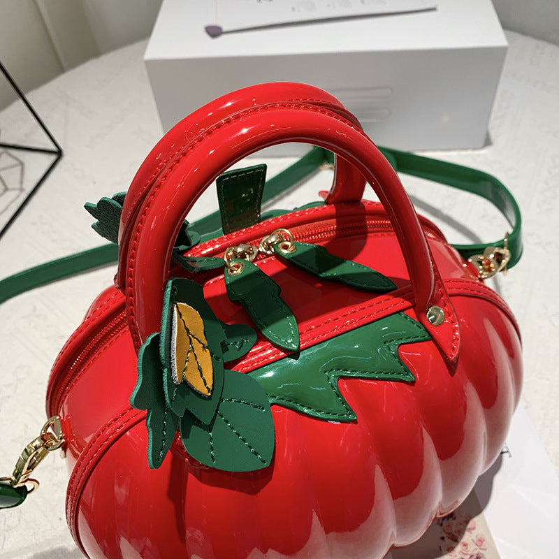 Pumpkin shape creative handbag