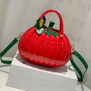 Pumpkin shape creative handbag