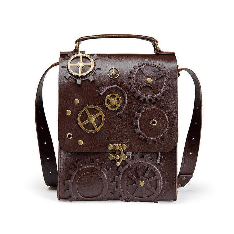 Steampunk retro style women's crossbody bag