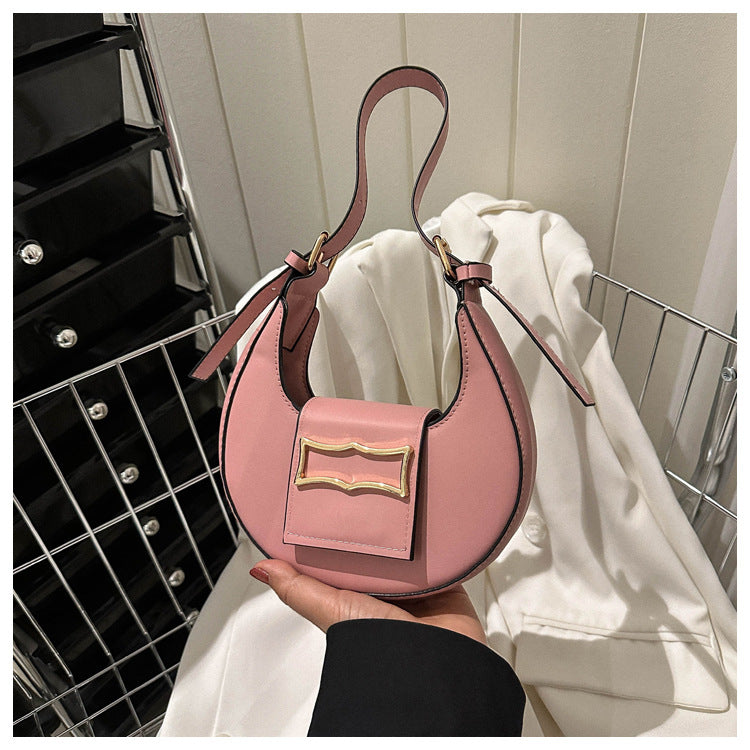 Underarm trendy and fashionable one-shoulder dumpling bag