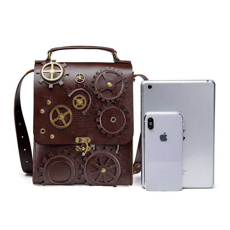 Steampunk retro style women's crossbody bag