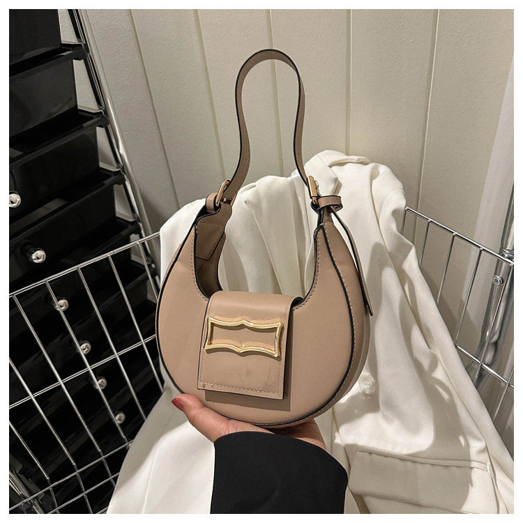 Underarm trendy and fashionable one-shoulder dumpling bag