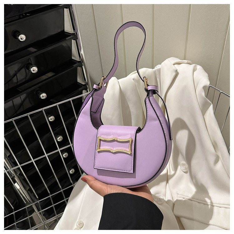 Underarm trendy and fashionable one-shoulder dumpling bag