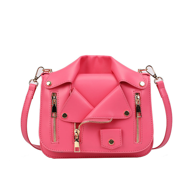 Fashionable niche jacket one-shoulder cross-body small square bag