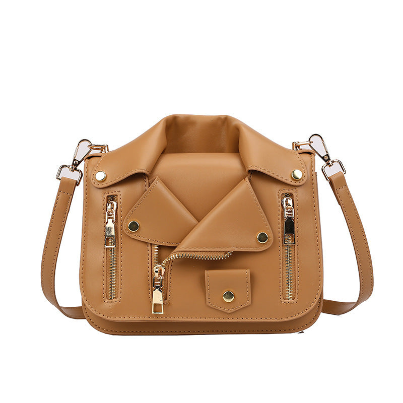 Fashionable niche jacket one-shoulder cross-body small square bag