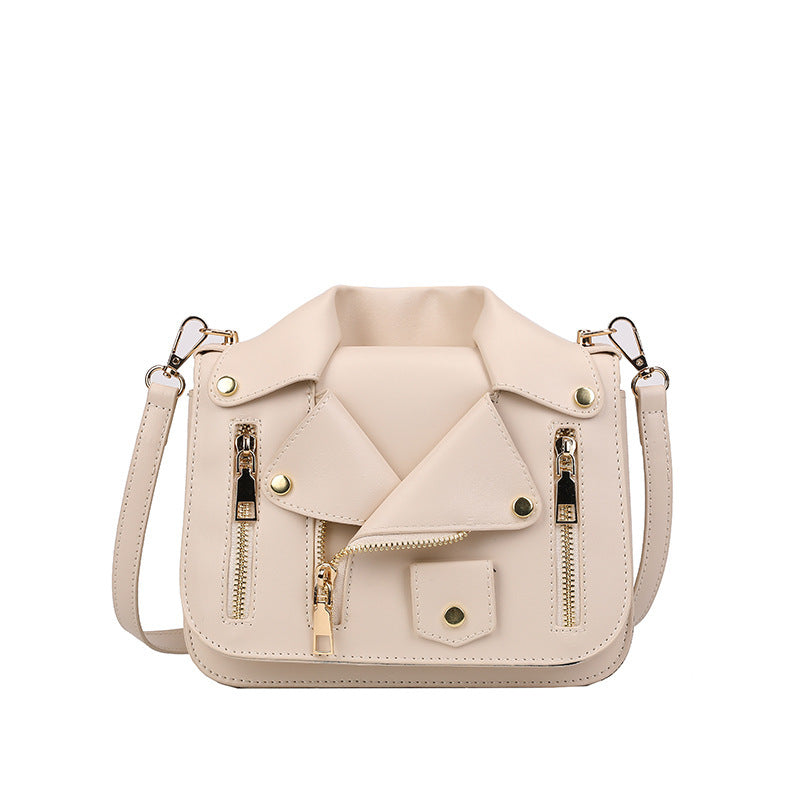 Fashionable niche jacket one-shoulder cross-body small square bag