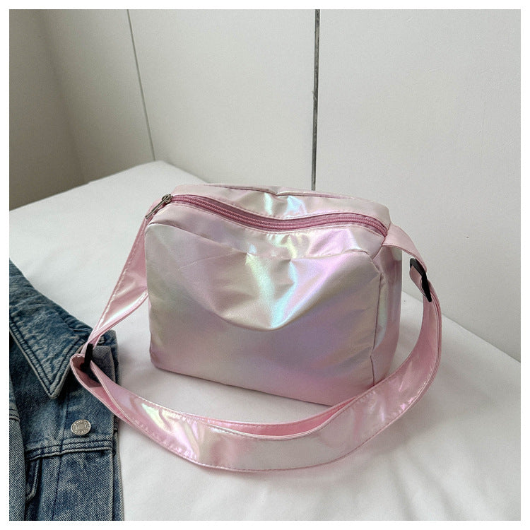 Reflective laser large-capacity Korean style fresh fairy bag going out crossbody bag